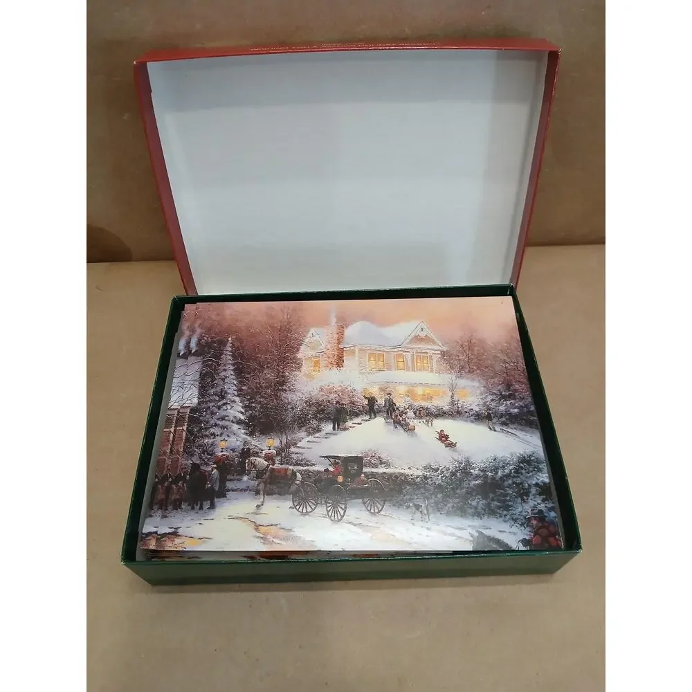 Vintage Thomas Kinkade Christmas Holiday Cards Box Set 20 Art USA 1994 #381